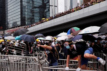 Warga Hong Kong demo protes RUU Ekstradisi China