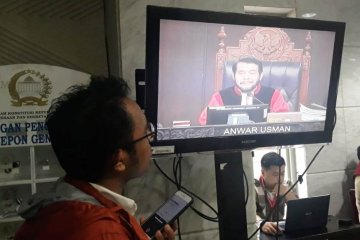 Sidang pendahuluan sengketa Pilpres ditutup pukul 3 sore