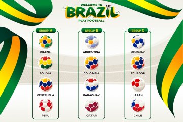 Jadwal fase grup, dibuka Brasil kontra Bolivia