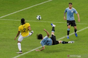 Gol Suarez dan Cavani bawa Uruguay kalahkan Ekuador