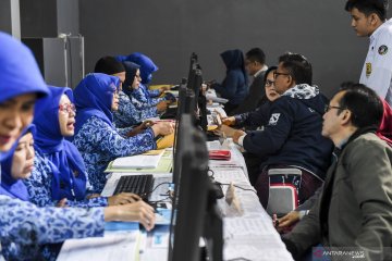 Pendaftaran siswa baru di Bandung