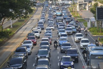 Kemacetan di Jakarta berkurang