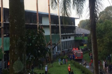 Pabrik Teh Goalpara PTPN VIIi Sukabumi Kebakaran