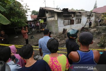 Lokasi kebakaran pabrik korek api di Langkat