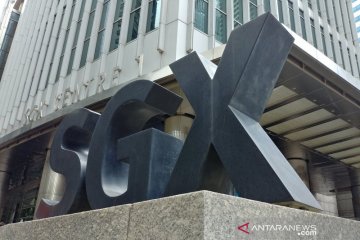 Saham Singapura ditutup 0,03 persen lebih rendah