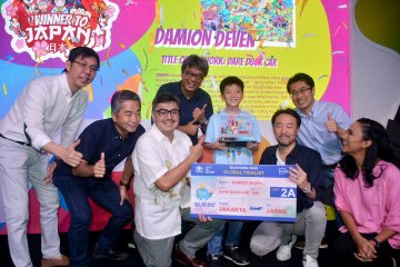 "Dare Duck Car" antar Damion Deven berkompetisi gambar ke Jepang