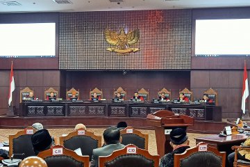Hakim MK: Dana kampanye 01 sesuai peraturan yang berlaku
