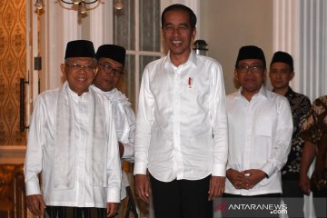 Jokowi bertemu Ma'ruf Amin jelang putusan sidang sengketa Pilpres