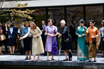 Ibu Negara Iriana Joko Widodo ikuti aktivitas para istri pemimpin negara peserta KTT G20