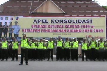 Apel konsolidasi  pengamanan sidang PHPU di Kalbar