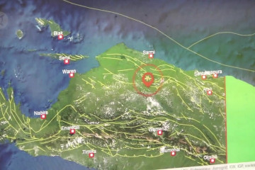 Mamberamo Papua diguncang 31 kali gempa