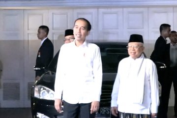 Jokowi singgahi rumah Amin