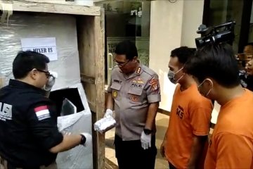 Polisi amankan penyelundupan sabu dalam mesin es