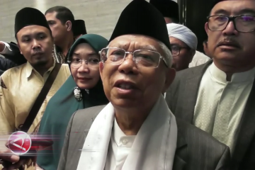 Ma’ruf Amin sebut kemenangannya masih digantung