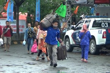 Seluruh pemudik terangkut, 3 kapal bantuan batal beroperasi