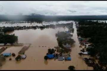 8.516 Warga masih mengungsi akibat banjir di Konawe Utara