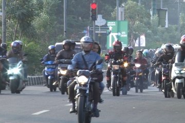 Pemudik motor mulai ramaikan jalur Pantura