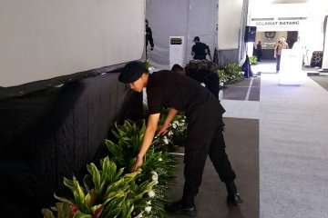 Polisi sisir gedung KPU jelang penetapan capres-cawapres terpilih