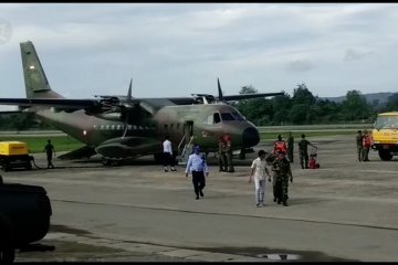 Tim SAR gabungan terus mencari helikopter MI17