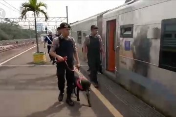 Pascabom Kartasura, anjing pelacak sisir Stasiun Gambir