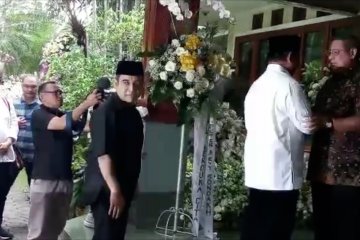 Prabowo kunjungi  keluarga SBY di Cikeas