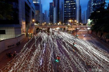 Suasana di Hong Kong tenang setelah protes jadi kerusuhan luar biasa