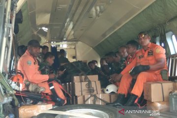 Tim darat masih melakukan penyisiran cari helikopter MI 17