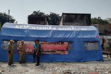 Tenda pengungsian korban kebakaran Tanah Abang dipindahkan