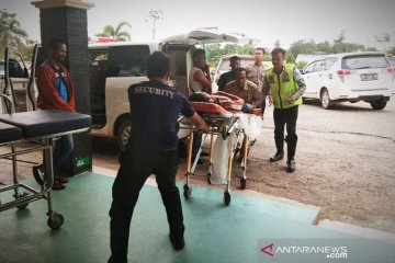 Polisi minta keterangan dua sopir terkait terbaliknya bus di Kalteng