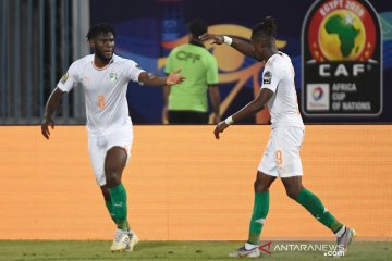 Pantai Gading ke 16 besar setelah cukur Namibia 4-1