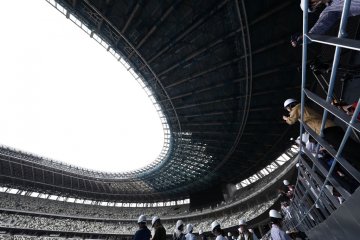 Stadion Olimpiade Tokyo rampung 90 persen