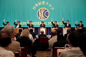 Sesi debat jelang pemilihan Majelis Tinggi di Jepang