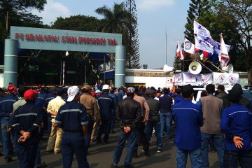 Krakatau Steel pastikan demo  dilakukan pekerja outsourcing
