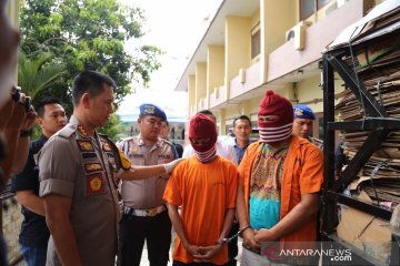 Polrestabes Medan ringkus dua kurir ganja asal Aceh