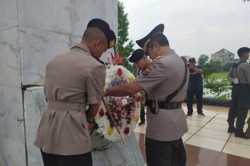 HUT Bhayangkara Ke-73, Polda Sumut ziarah ke Taman Makam Pahlawan