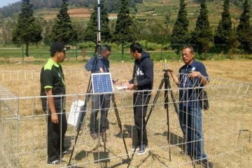 BMKG pasang alat pengukur cuaca di Dieng