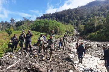 Helikopter TNI hingga hari ketujuh belum ditemukan