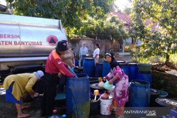 Jumlah keluarga terdampak kekeringan di Banyumas bertambah