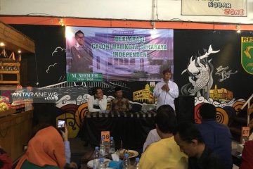 M. Sholeh deklarasikan diri sebagai Cawali Surabaya jalur independen