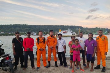 Lima penumpang perahu Numfor-Manokwari ditemukan selamat