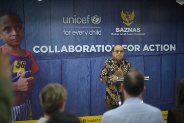 Baznas-Unicef bermitra bantu anak korban krisis kemanusiaan