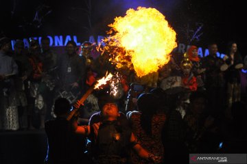 Festival seni budaya di Borobudur