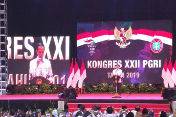 Presiden minta PGRI berperan perkokoh persatuan dalam keberagaman