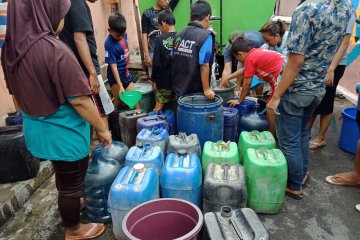 ACT Lampung pasok air bersih ke kampung Rawa Laut