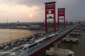 Satu tahun beroperasi, penumpang LRT Sumsel tembus 2 juta