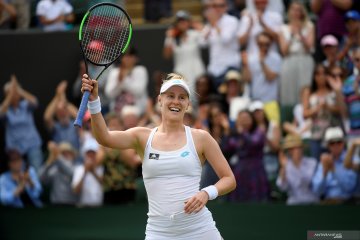 Tenis Wimbledon:  Kalahkan Barty, Riske  melaju ke perempat final