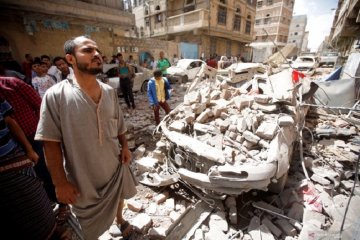 Serangan udara ke pasar di Yaman tewaskan 10 orang