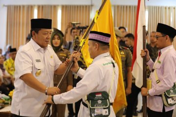 Gubernur Lampung lepas jemaah calon haji