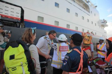 Kapal pesiar MV Silver Discover kembali singgahi Banyuwangi