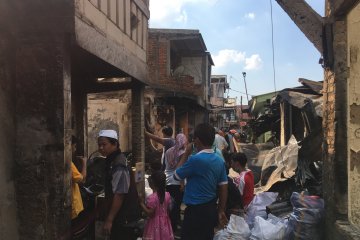 Camat Tebet jadwalkan kerja bakti massal di lokasi kebakaran